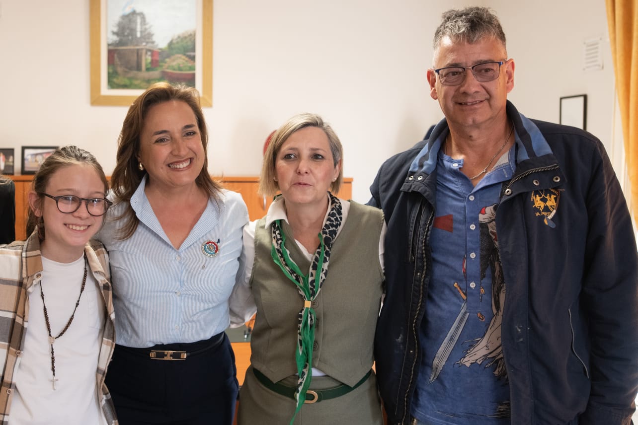 Encuentro entre la vicegobernadora Prunotto e Ian Moche