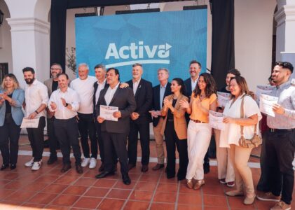 Tarjeta Activa cumplió 4 años y superó los $70 mil millones en operaciones, con Passerini y Pretto en el acto