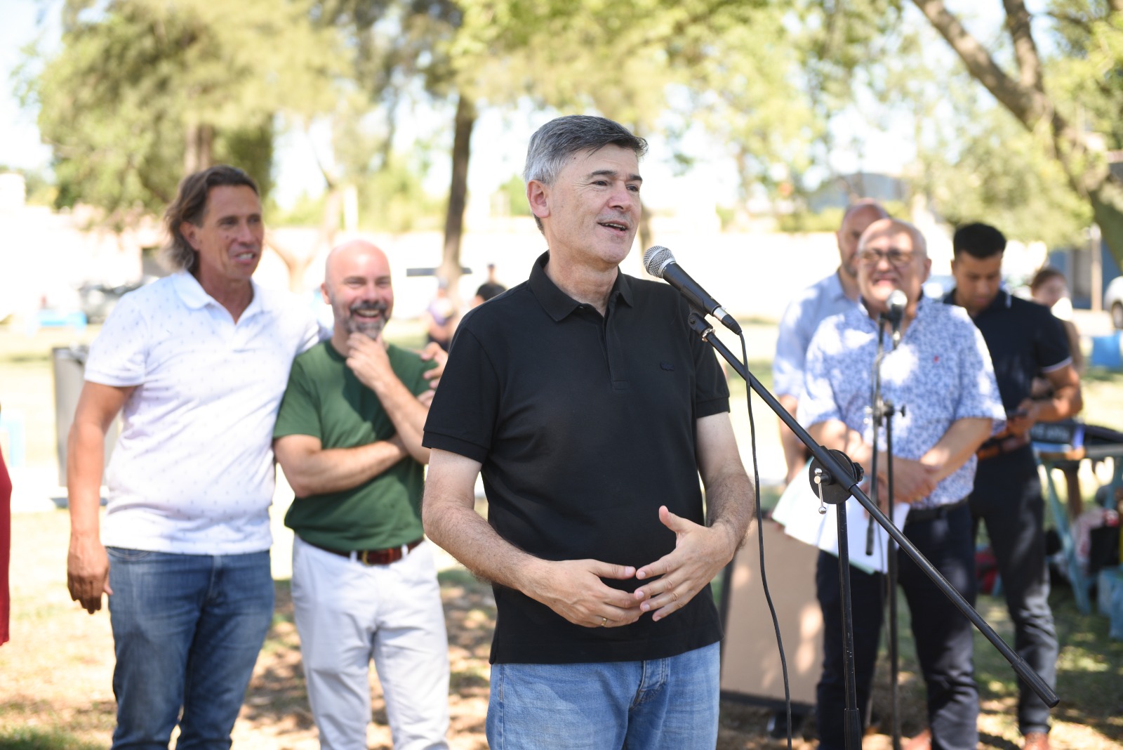 La Plaza Dante Alighieri fue renovada con participación vecinal: Passerini estuvo presente en la inauguración