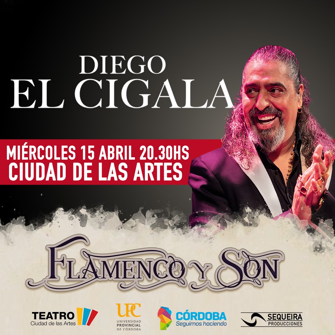 Para agendar: Diego El Cigala llega a Córdoba con su show “Flamenco y Son