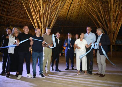 “Infinito Water Park”: El megaparque acuático más grande del país abrió sus puertas con la presencia de Prunotto y Passerini