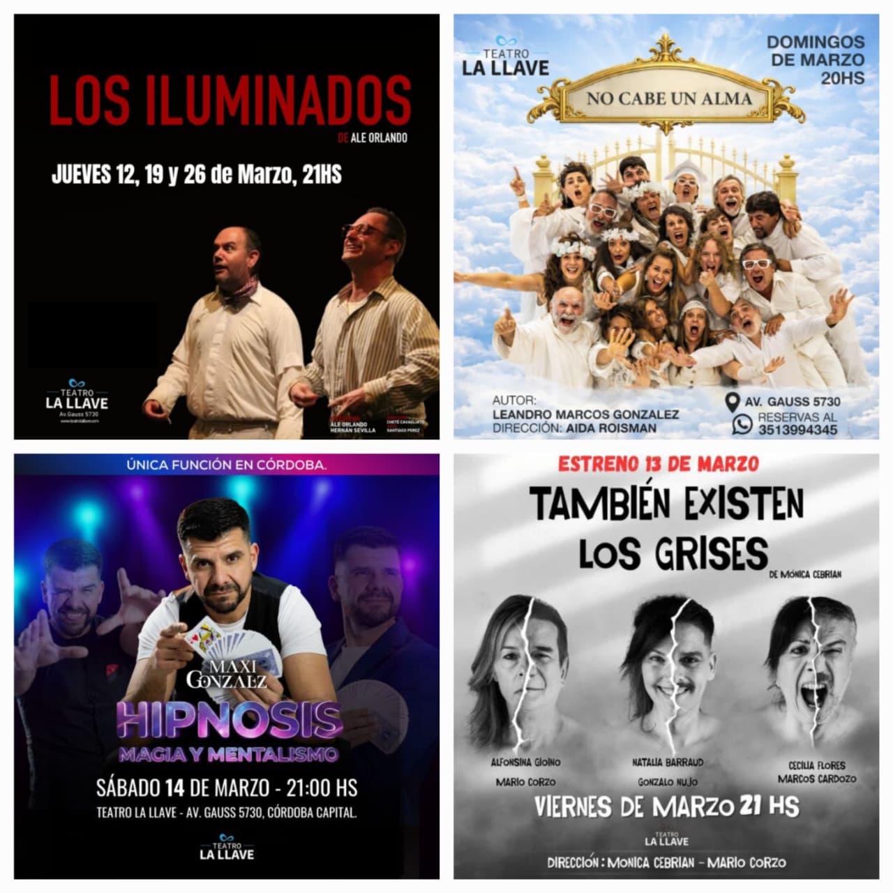 Teatro La Llave presenta su programación de marzo con una variada agenda de espectáculos