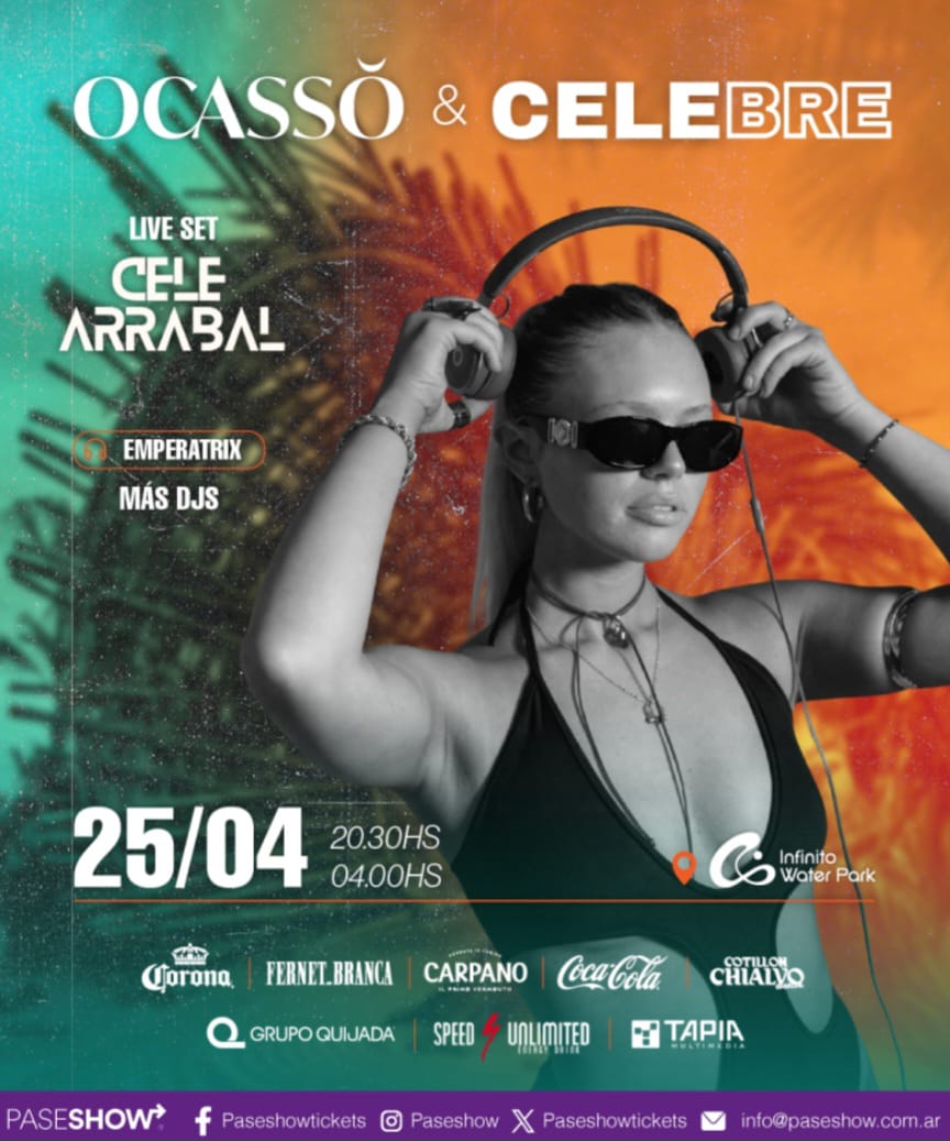 Ocasso & Célebre vuelve a Infinito Water Park, una edición especial que promete romper el otoño