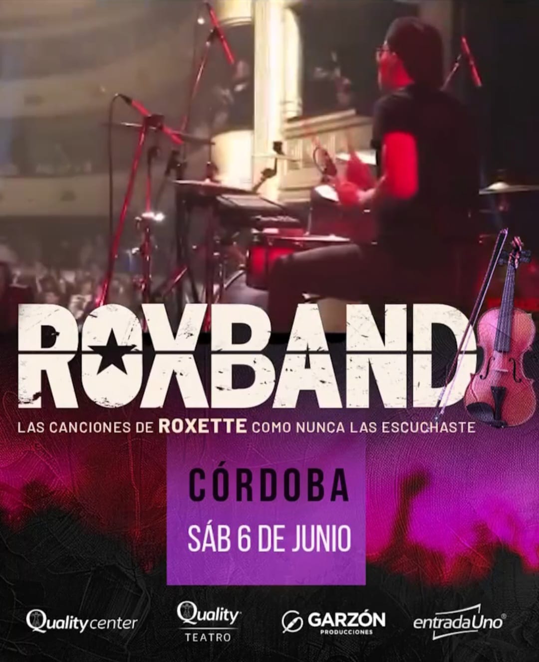 ROXBAND llega a Córdoba con un tributo imperdible a Roxette