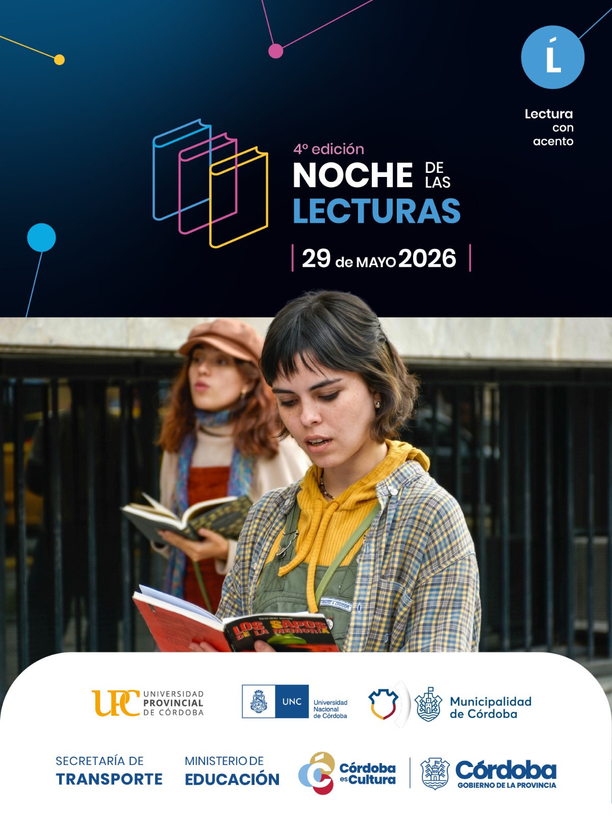 ¡Llega la 4° edición de La Noche de las Lecturas!